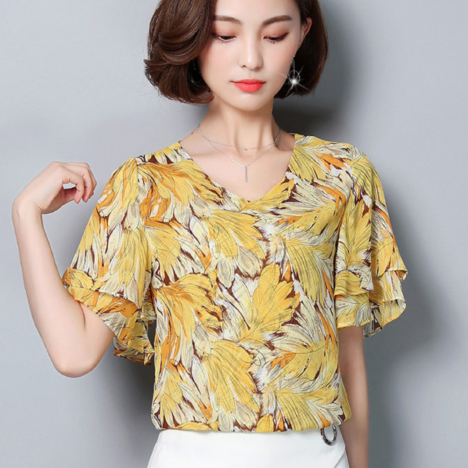 Модные шифоновые блузки в 2022-2021 году