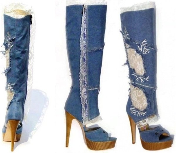 весенние сапоги на фото