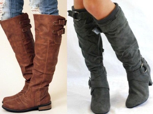 фото модных сапог на весну