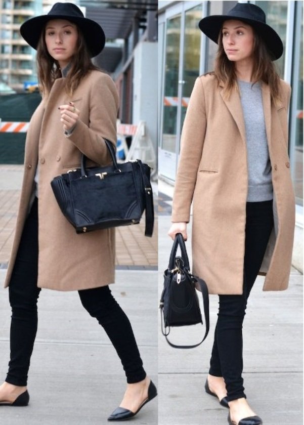 пальто из верблюжьей шерсти на фото