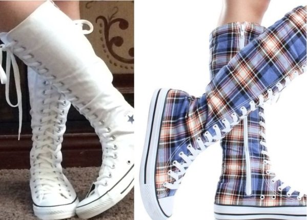 фото сапог на шнуровке