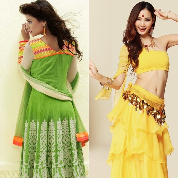 платье в индийском стиле на фото