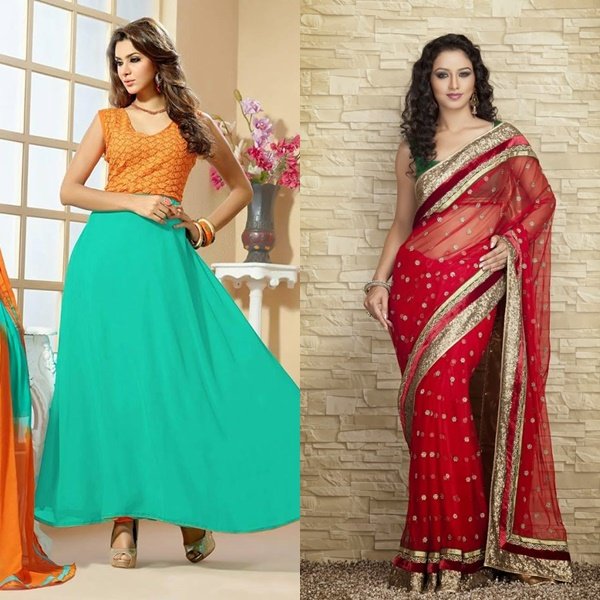 фото индийского платья