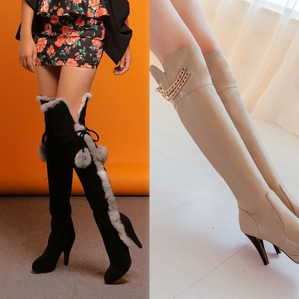 модные женские ботфорты на фото