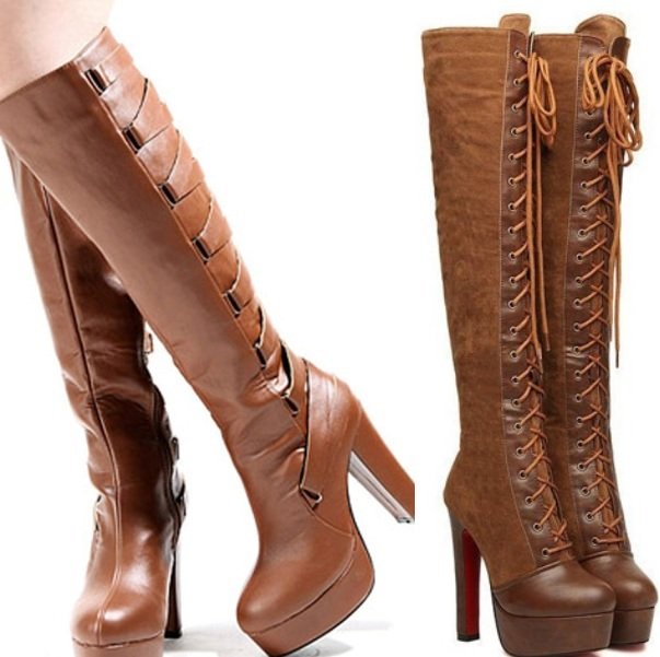 демисезонные сапоги на фото