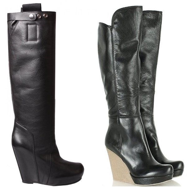 женские демисезонные сапоги на фото