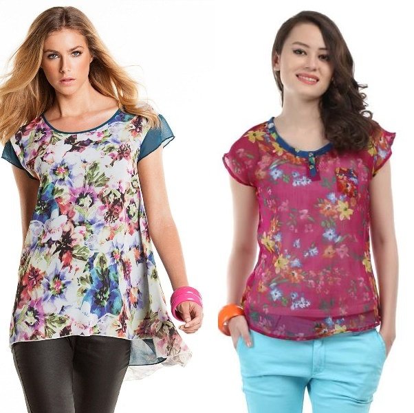 фото модных женских топов