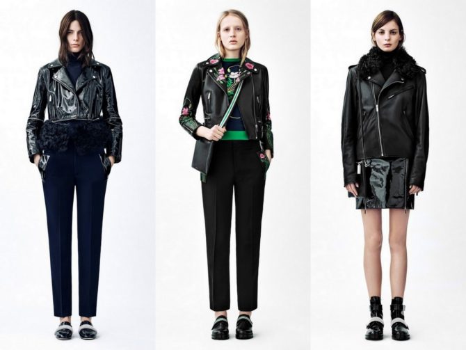 Короткие кожанки долго ещё не выйдут из моды