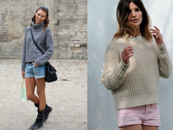 Модные вязаные и трикотажные свитера на зиму 2022-2021 года