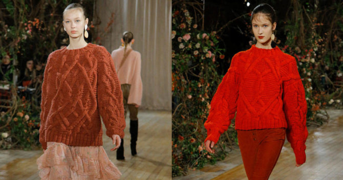 Модные вязаные и трикотажные свитера на зиму 2022-2021 года