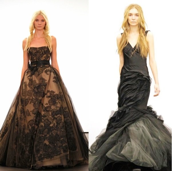 фото свадебных платьев необычных цветов