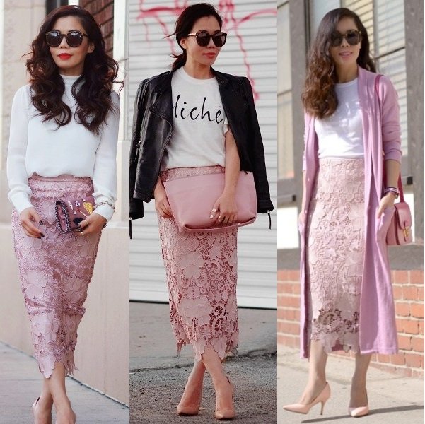 юбки из кружева на фото