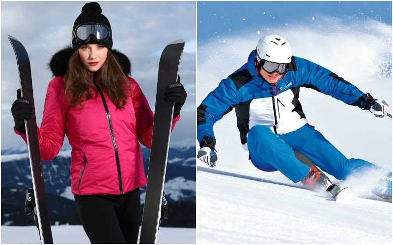 Девушка и парень в одежде Colmar