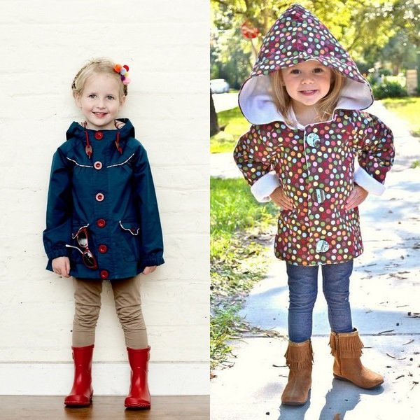 На фото плащи 2015 года для девочек