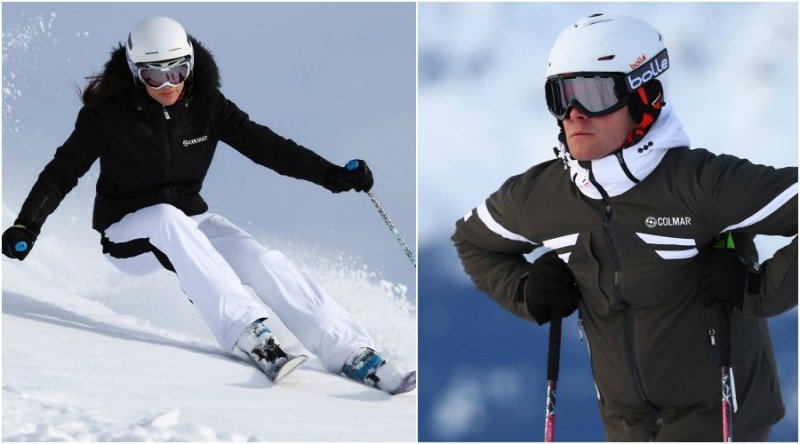 Горнолыжник в костюме Colmar