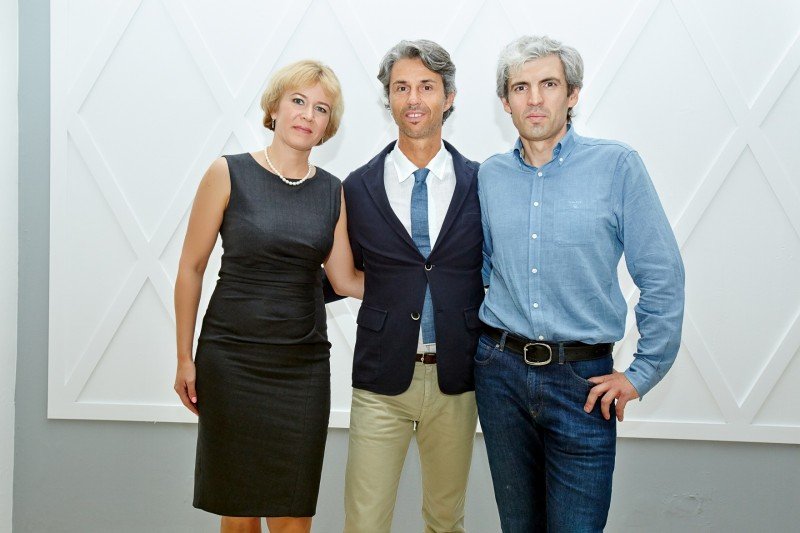 Паоло Виоланти – владелец бренда Violanti-Visconf, Ольга и Дмитрий Агаджановы – владельцы ПокупкаЛюкс.