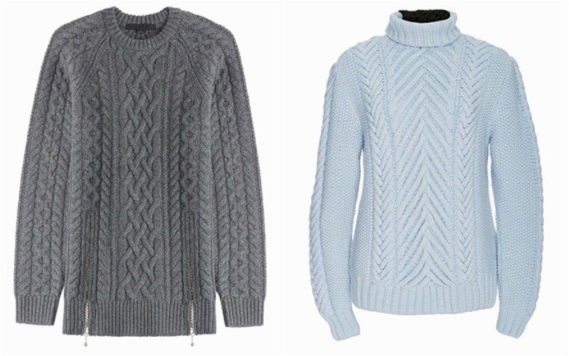Свитера с крупной вязкой от Alexander Wang и Orley