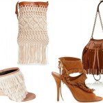Бахрома на обуви и на сумках - новая тенденция сезона