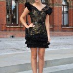 Образ Эммы с платьем от Rafael Lopez