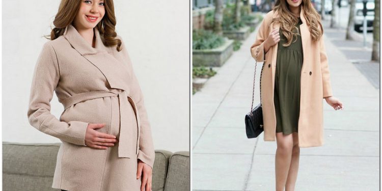 Демисезонное пальто: удобная и модная вещь для будущей мамы
