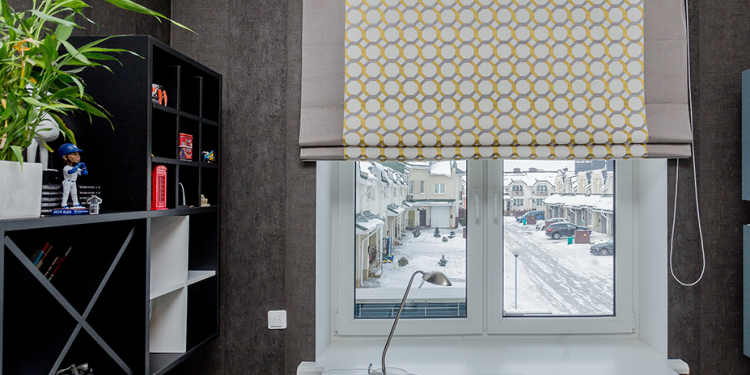 Римские шторы с кантом: создание элегантного интерьера с помощью Салона по пошиву штор ‘Амели