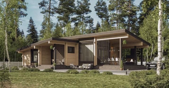 Бани и СПА-комплексы из клееного бруса: преимущества и особенности на примере SKB44