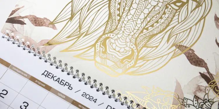 Печать квартальных календарей: организация и возможности